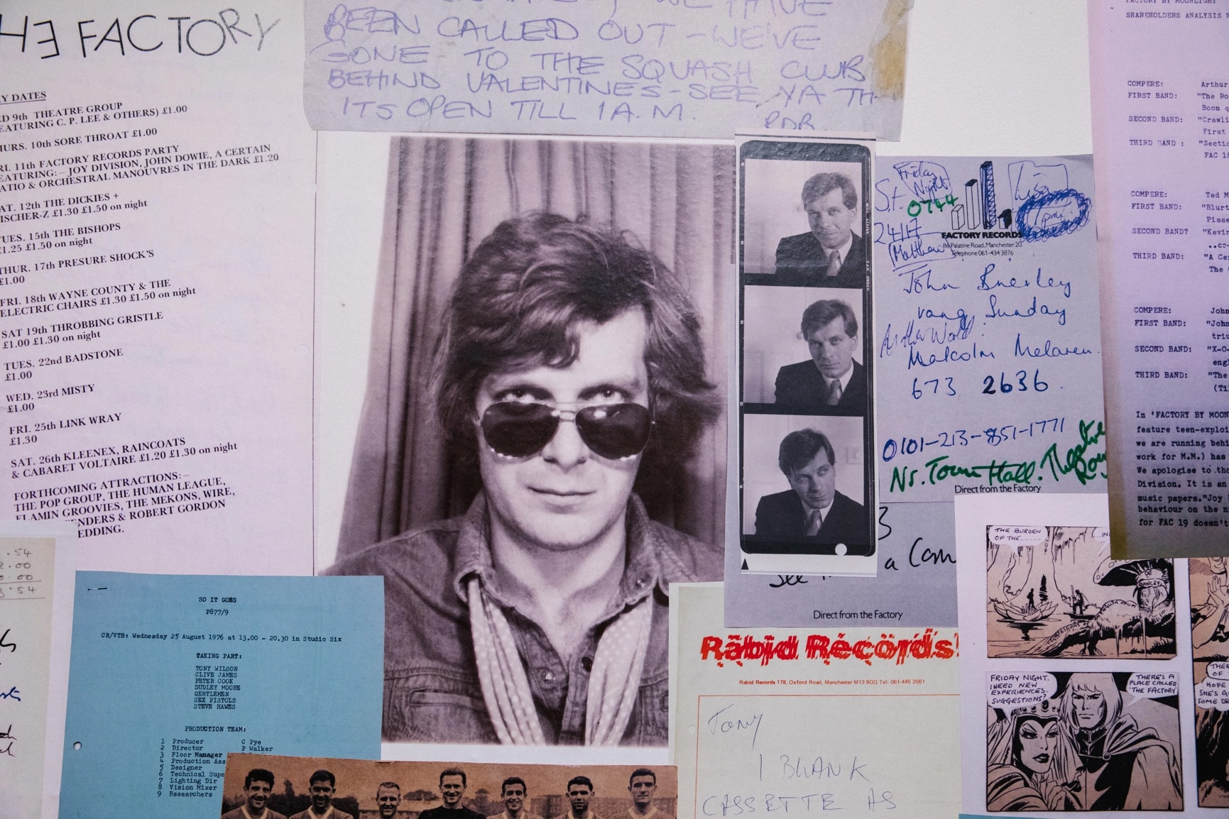 The Tony Wilson Archive at Smolensky Gallery Proves That Manchester “Does Things Differently”