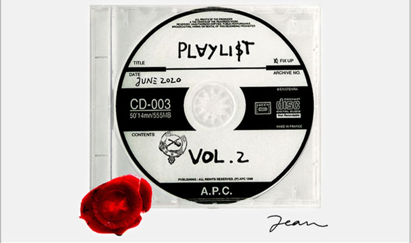 WHAT WE'RE LISTENING TO: A.P.C. JEAN TOUITOU PLAYLIST VOL. 2