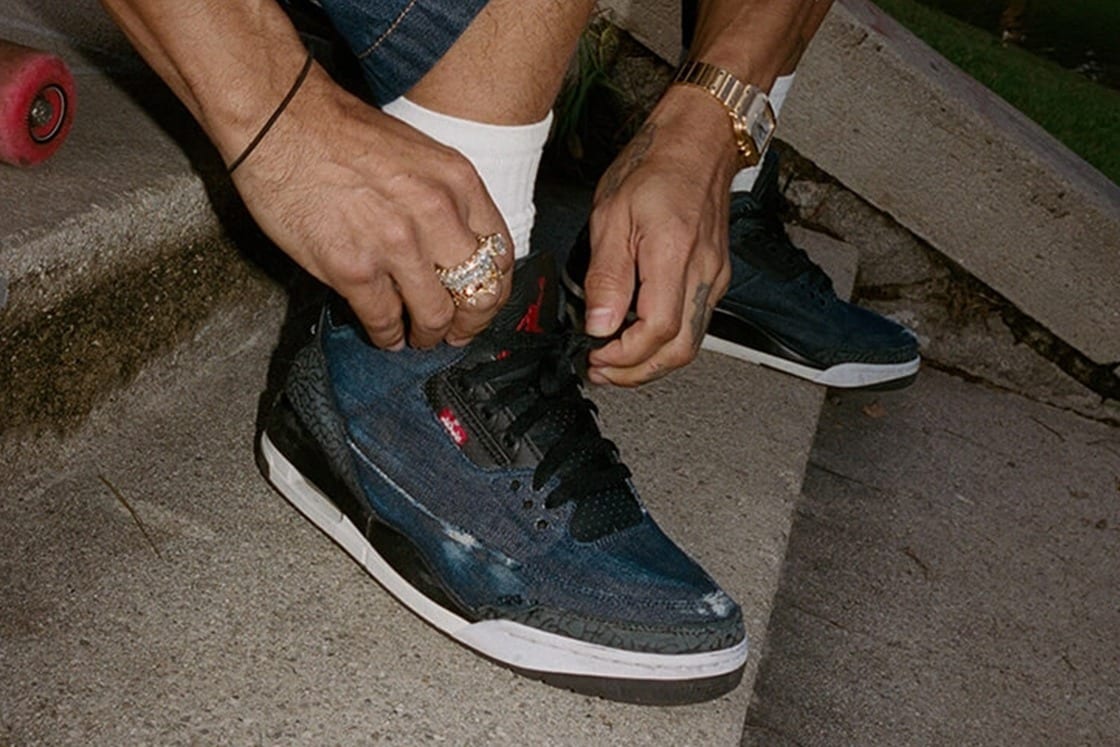 Levi's Dresses the Nike Air Jordan 3 in Denim