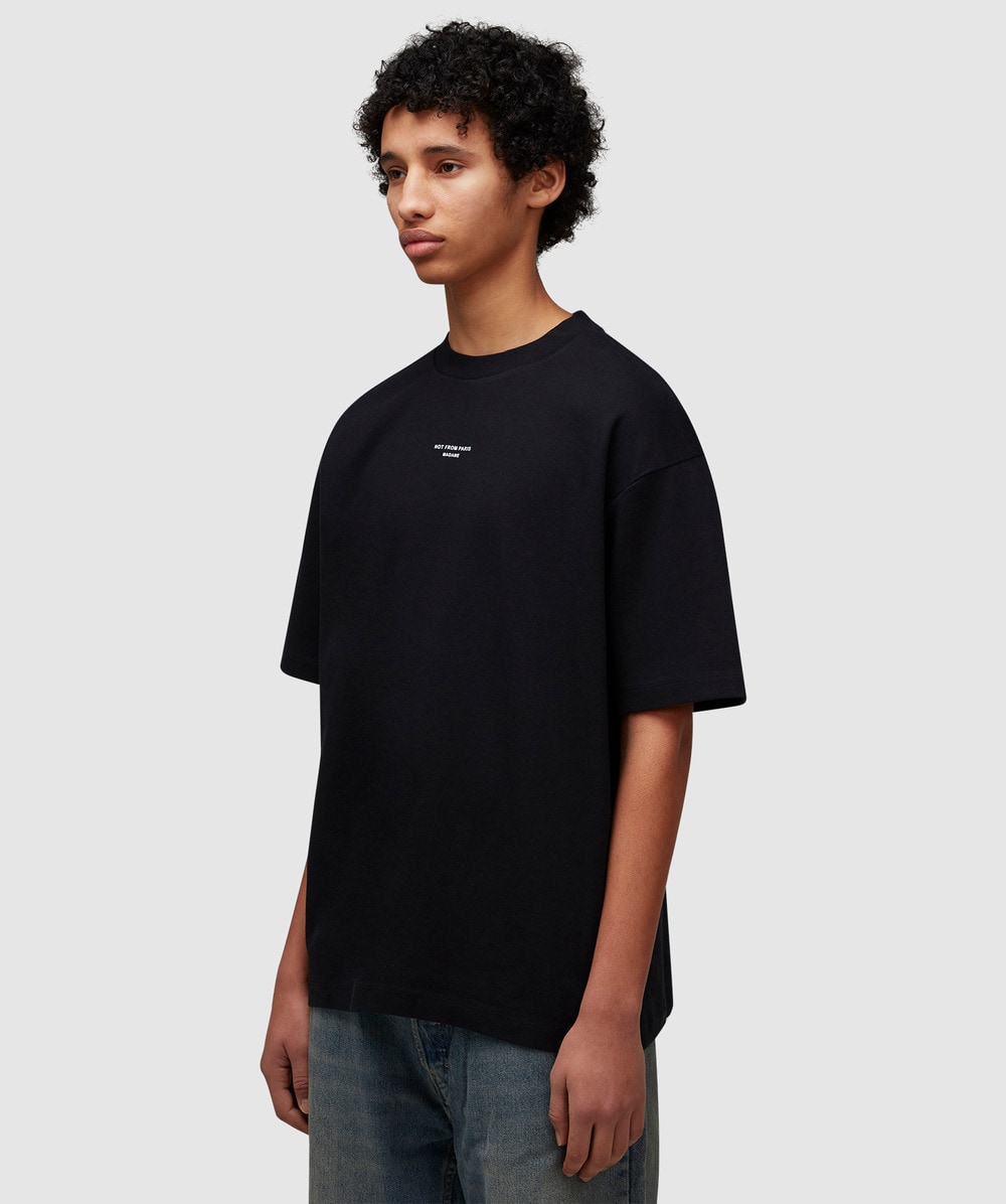 Drôle de Monsieur Not from paris madame t-shirt | BLACK