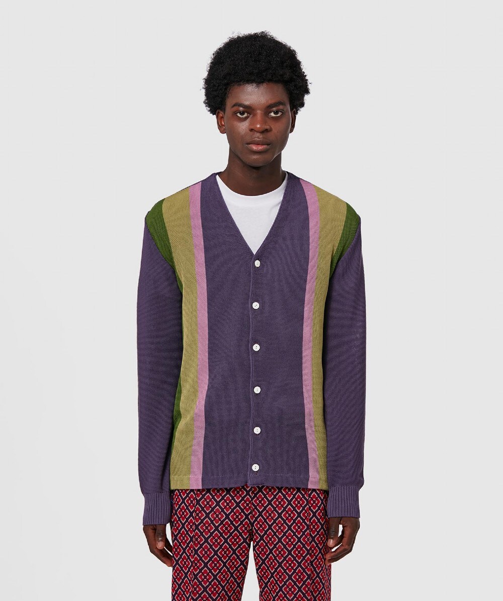 needles v neck cardigan