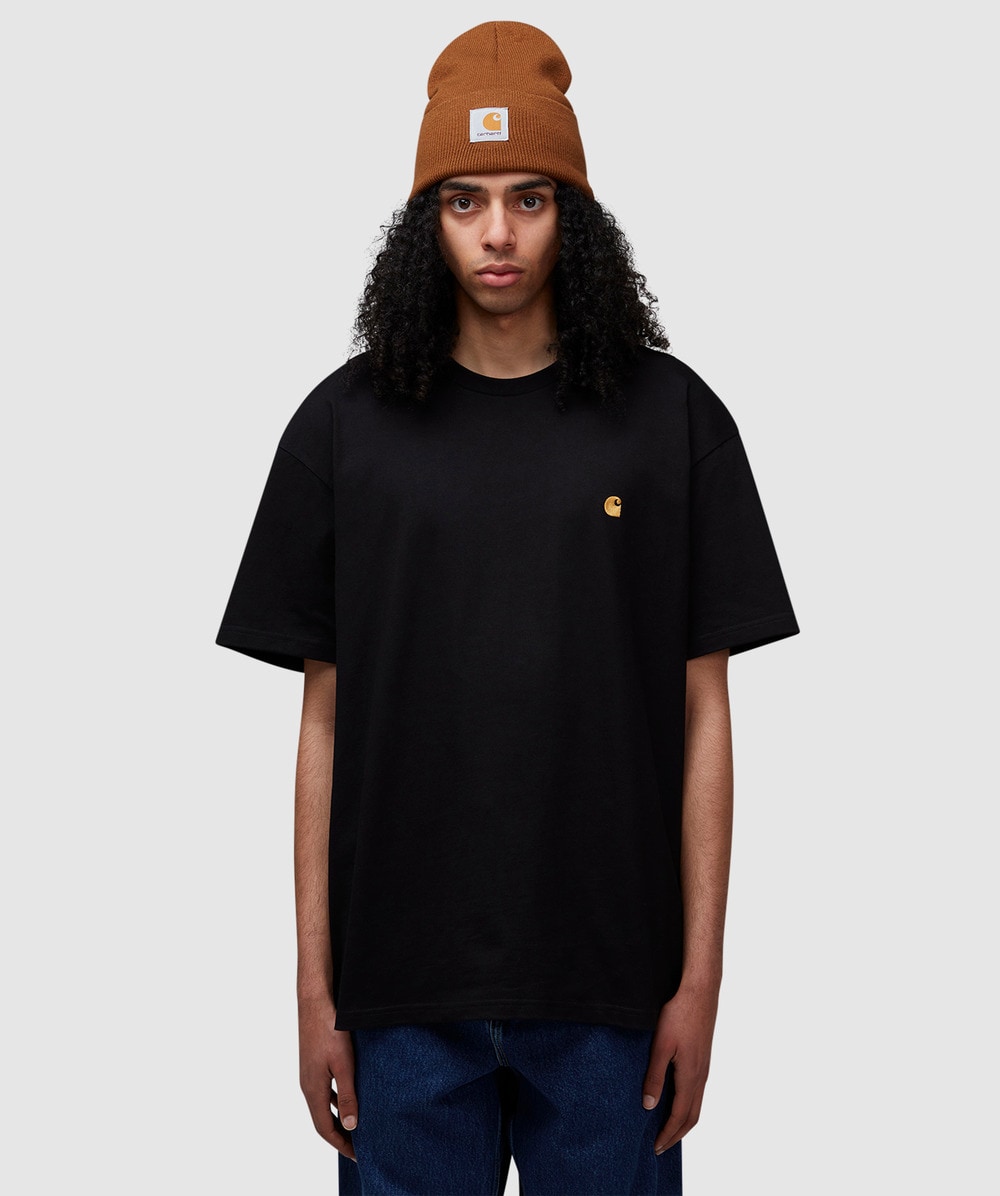Carhartt WIP Chase T-Shirt (Black - S) - Size S, Unisex
