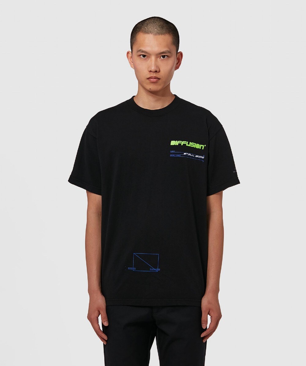 DIFFUSION T-SHIRT | BLACK | SEVENSTORE