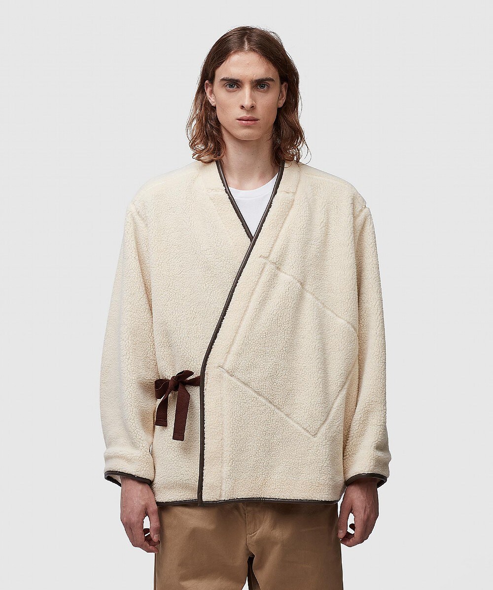 Boa Fleece Jacket バーゲンブック Sasquatchfabrix./Boa Hanten ノーカラージャケット