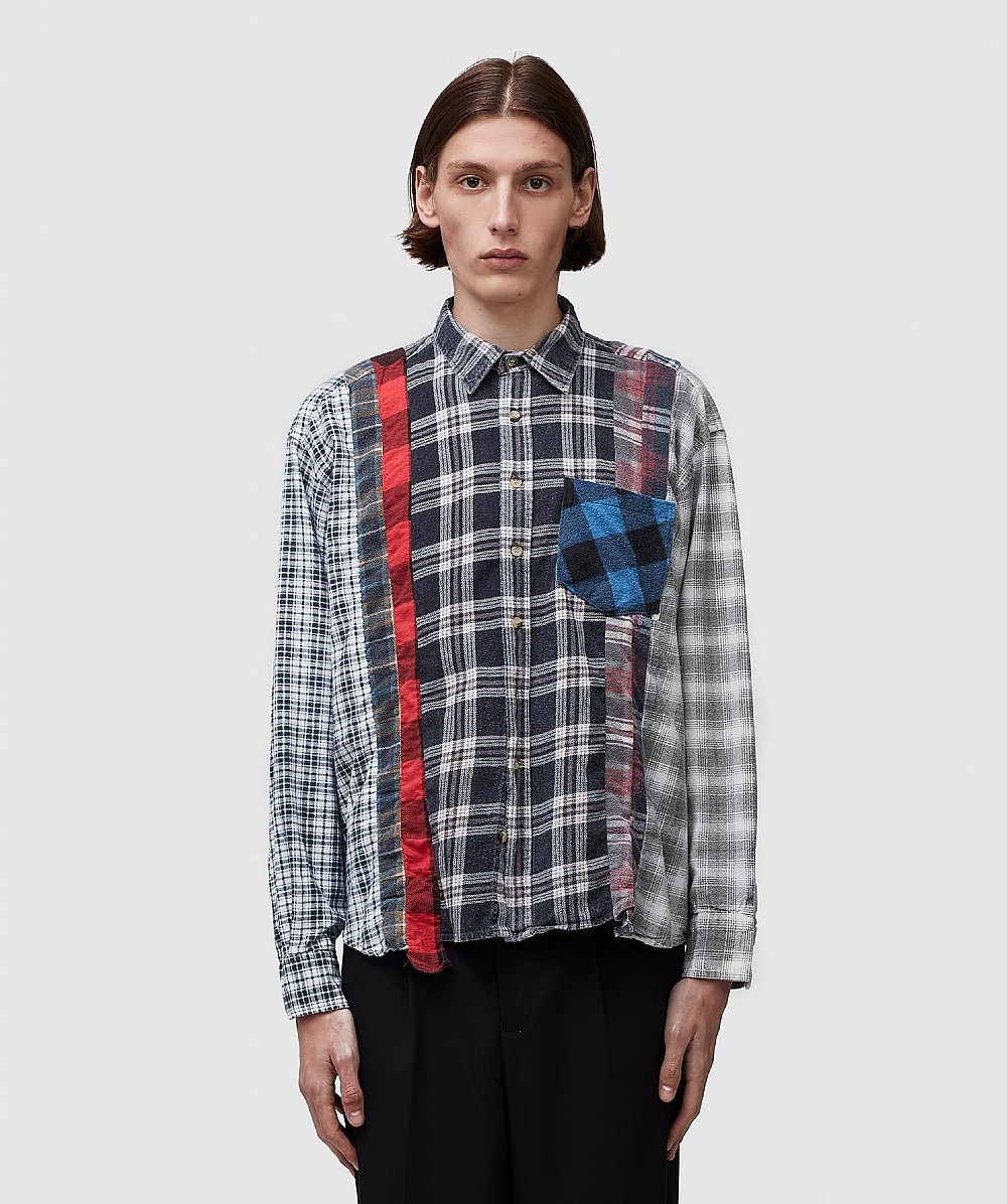 Needles Wide 7 Cuts Flannel Shirt In 