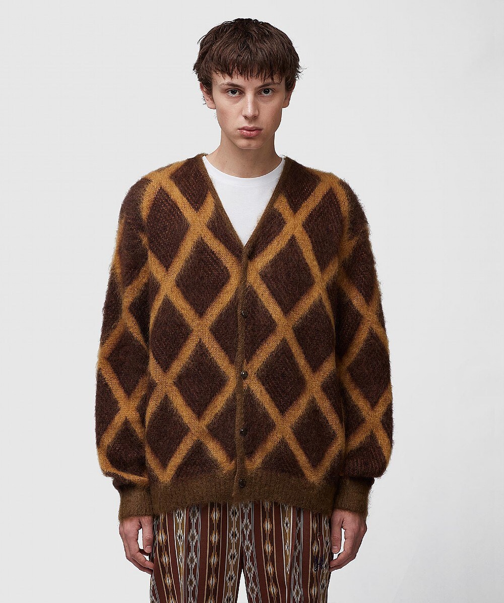 mohair cardigan mens