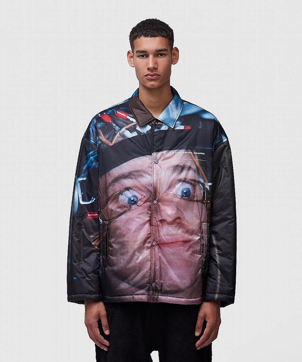 UNDERCOVER A CLOCKWORK ORANGE GRAPHIC JACKET BLACK SEVENSTORE