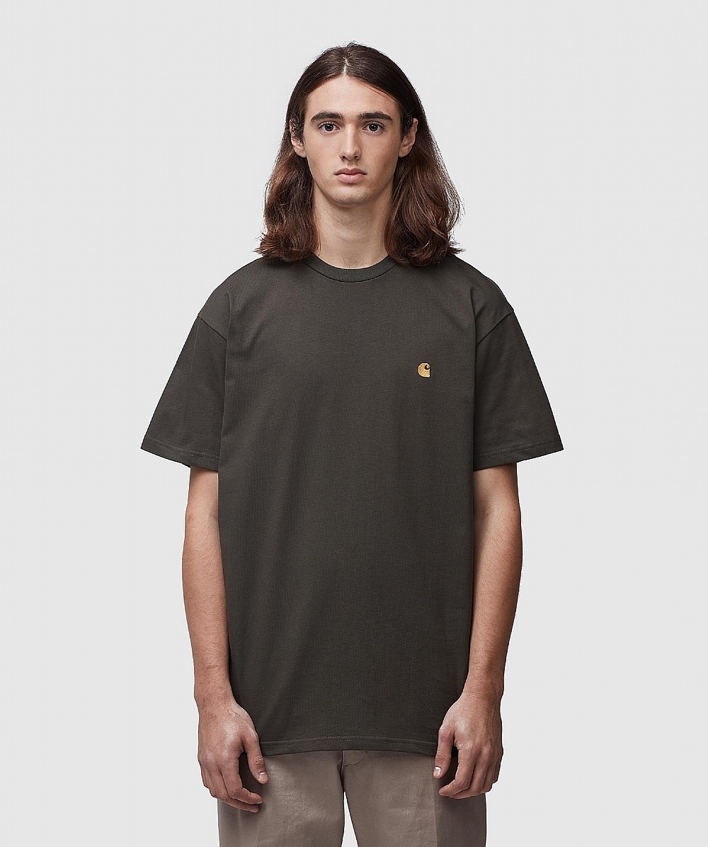 Click to view more detailed imagery on our partner's website Carhartt Chase T-shirt In Black In Cypress