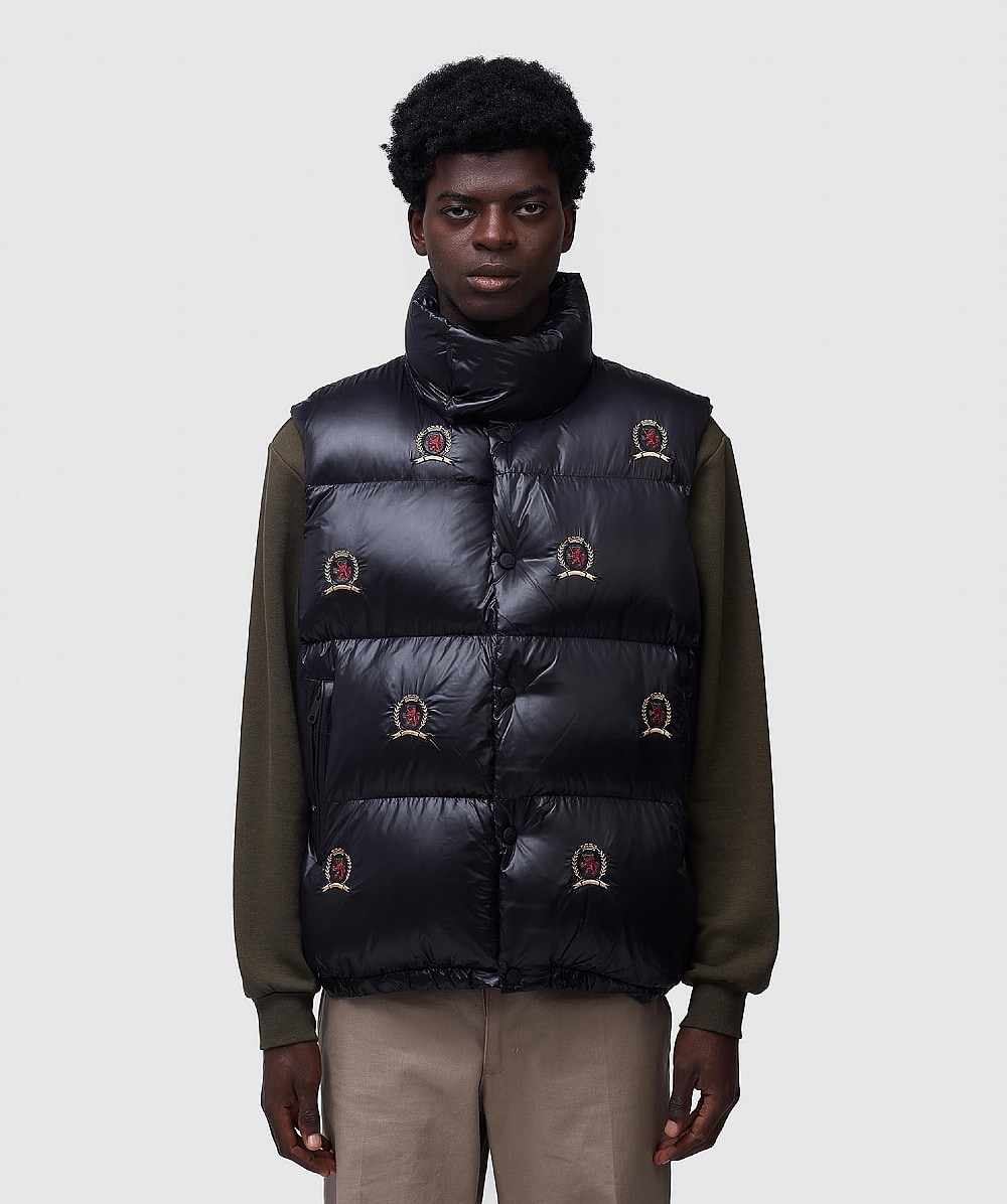 Click to view more detailed imagery on our partner's website Tommy Hilfiger Mens All Over Embroided Down Gilet