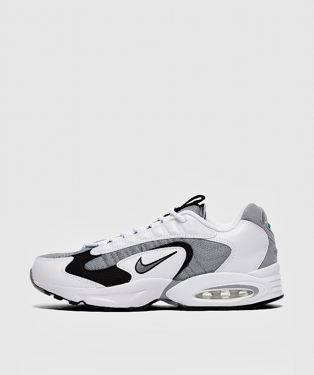Nike Air Max Triax 96 Leather And Mesh Trainers In White/grey