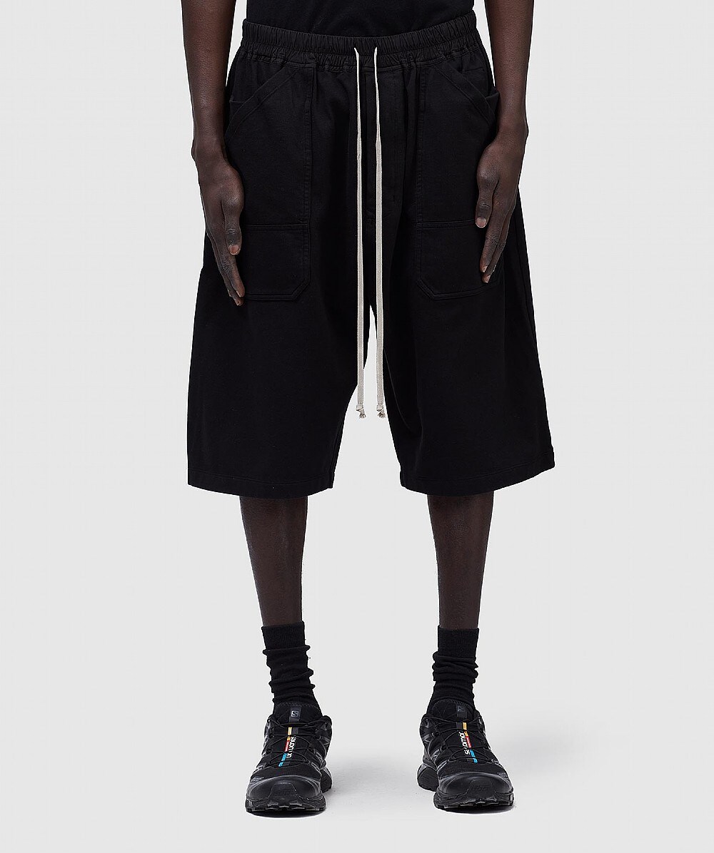 RICK OWENS DRAWSTRING SHORT,40360606