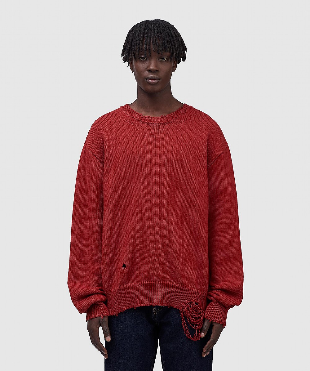 MAISON MARGIELA JERSEY DESTROYED KNIT,40361924