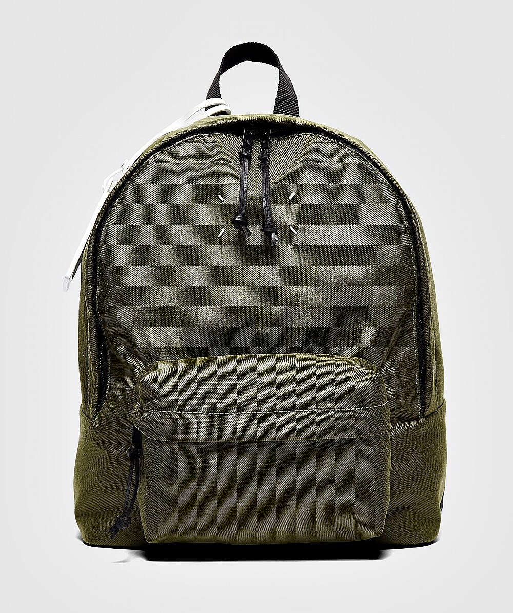 Maison Margiela Classic Cordura Backpack In Military Green