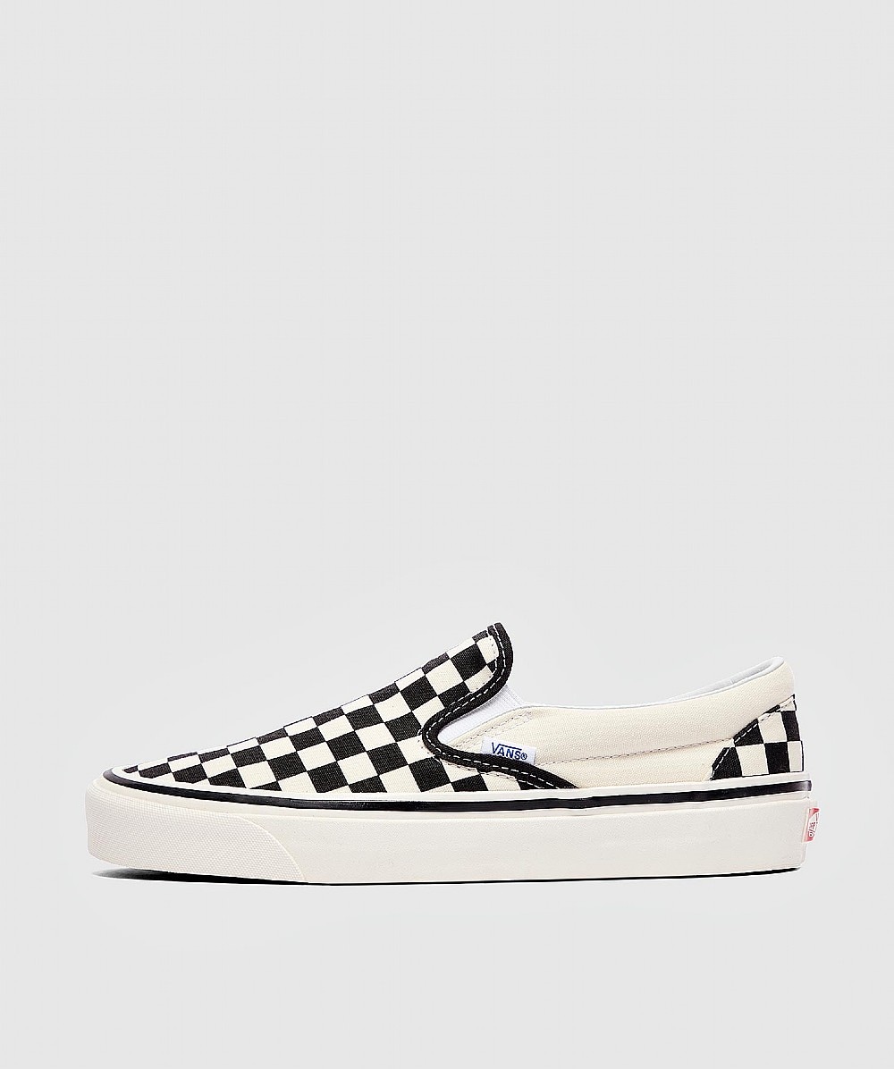 VANS ANAHEIM CLASSIC SLIP ON 98 DX SUEDE SNEAKER | CHECKERBOARD/BLACK ...