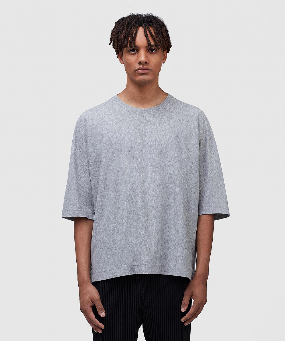 ISSEY MIYAKE HOMME PLISSE ISSEY MIYAKE OVERSIZED RELEASE BASIC T-SHIRT,40380893