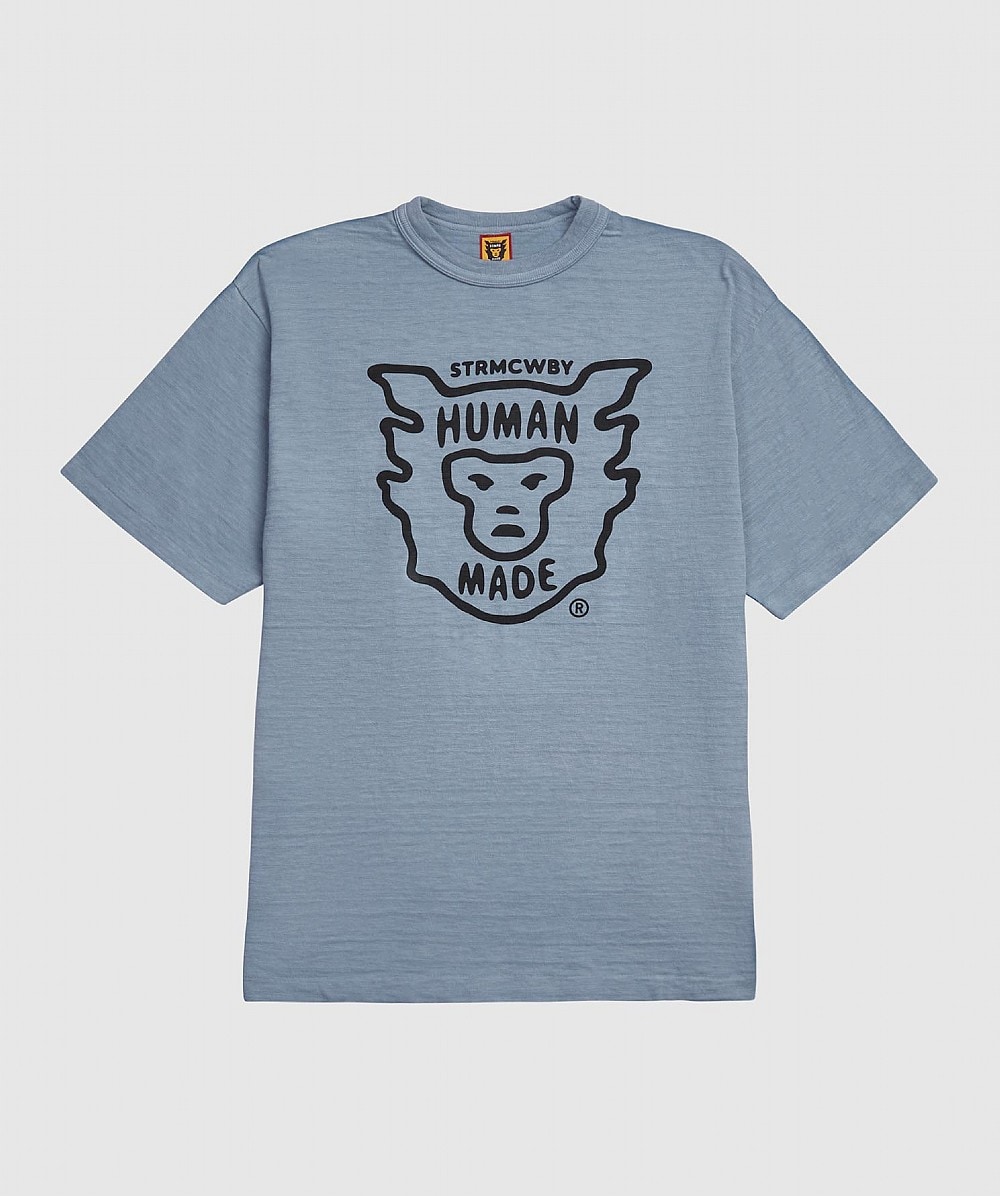 HUMAN MADE LOGO T-SHIRT | BLUE | SEVENSTORE