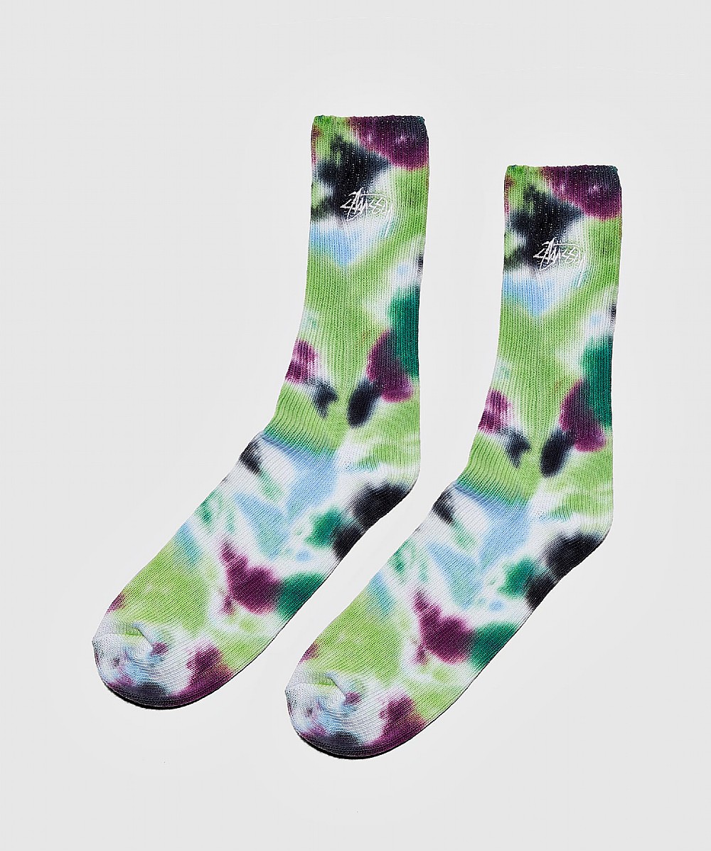 STUSSY TIE DYE SOCKS | Blue | SEVENSTORE