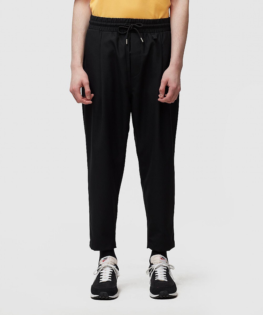 DRÔLE DE MONSIEUR WOOL CROPPED PANTS | Black | SEVENSTORE