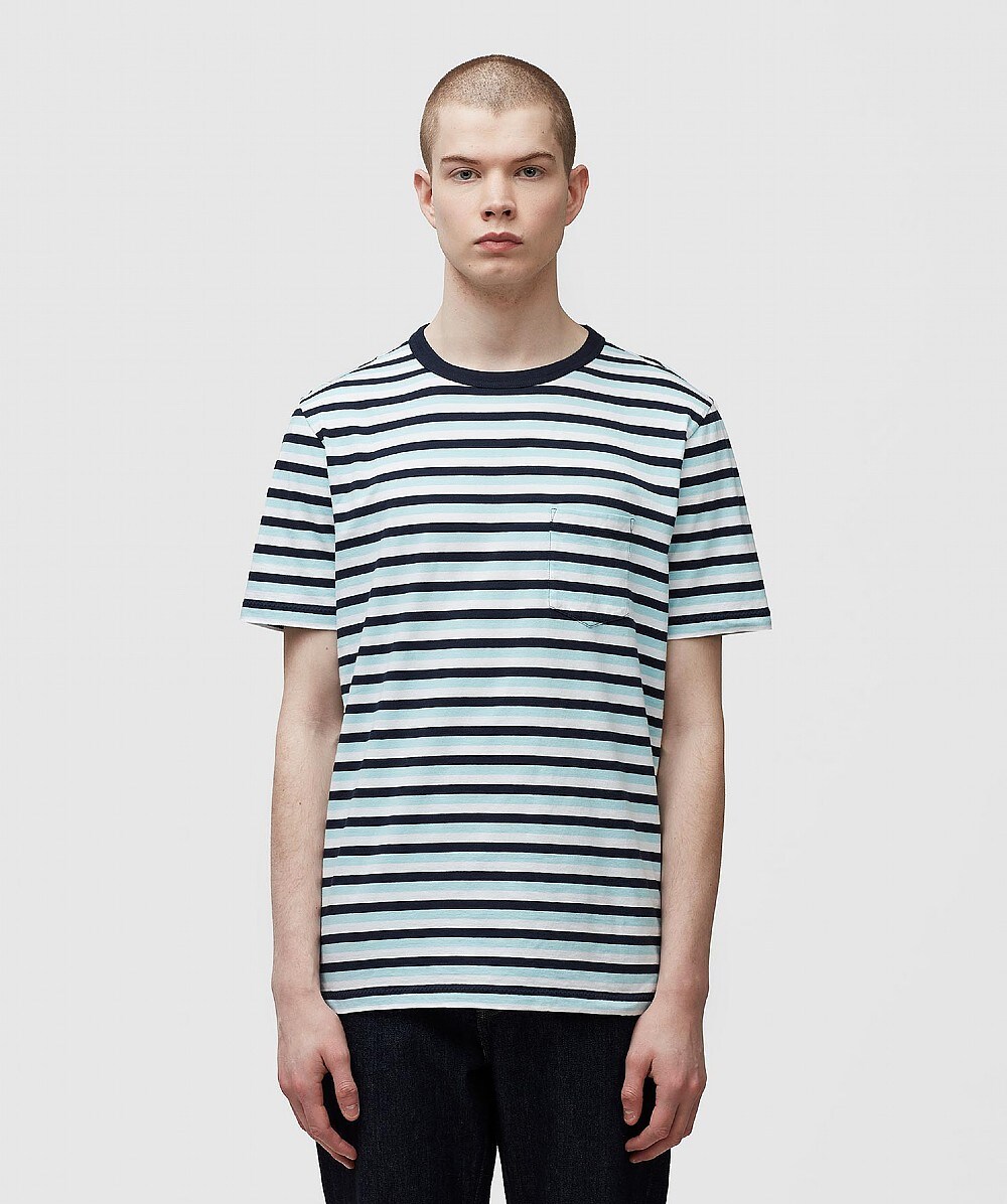 ALBAM CLASSIC STRIPE T-SHIRT,40404296