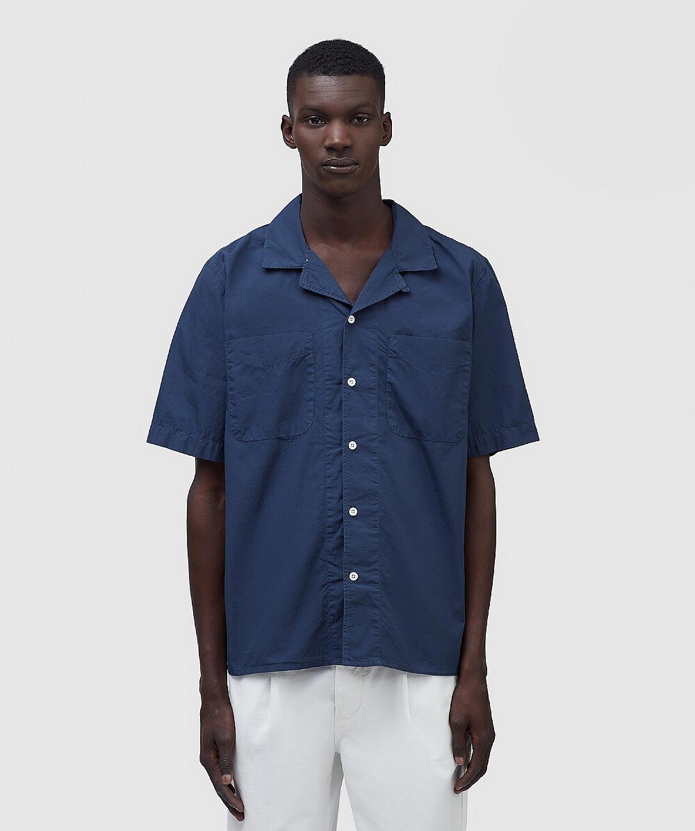 ALBAM REVERE COLLAR SHIRT,40404314