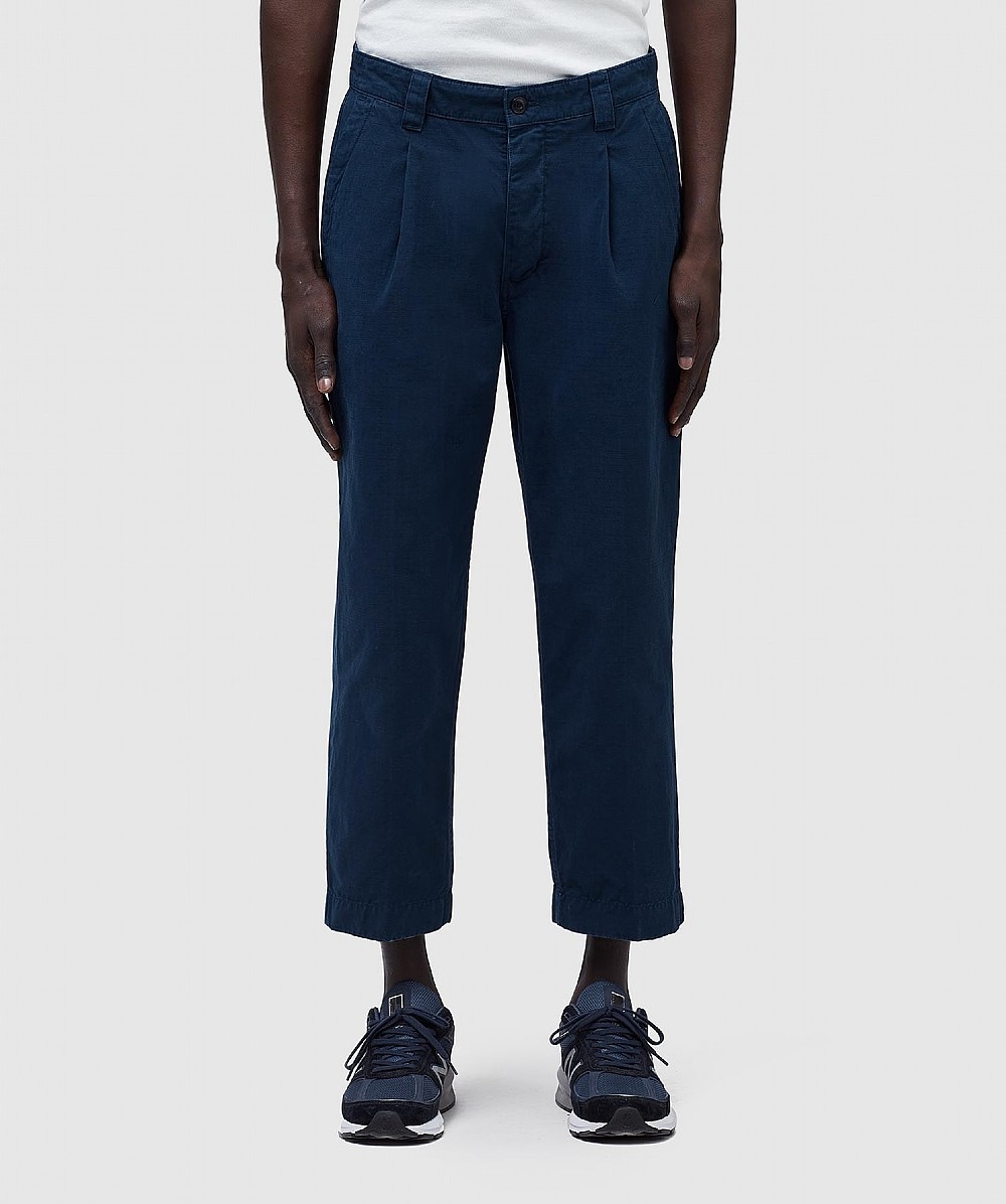 ALBAM GD RIPSTOP PLEATED TROUSER,40404395