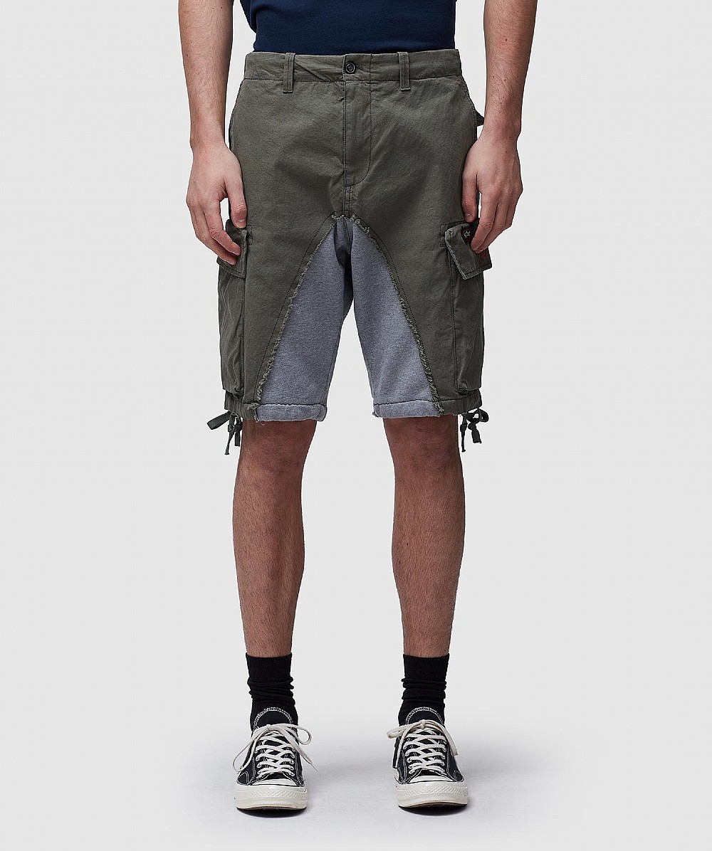 PAUL & SHARK X GREG LAUREN 50/50 SHARK SHORTS,40405274