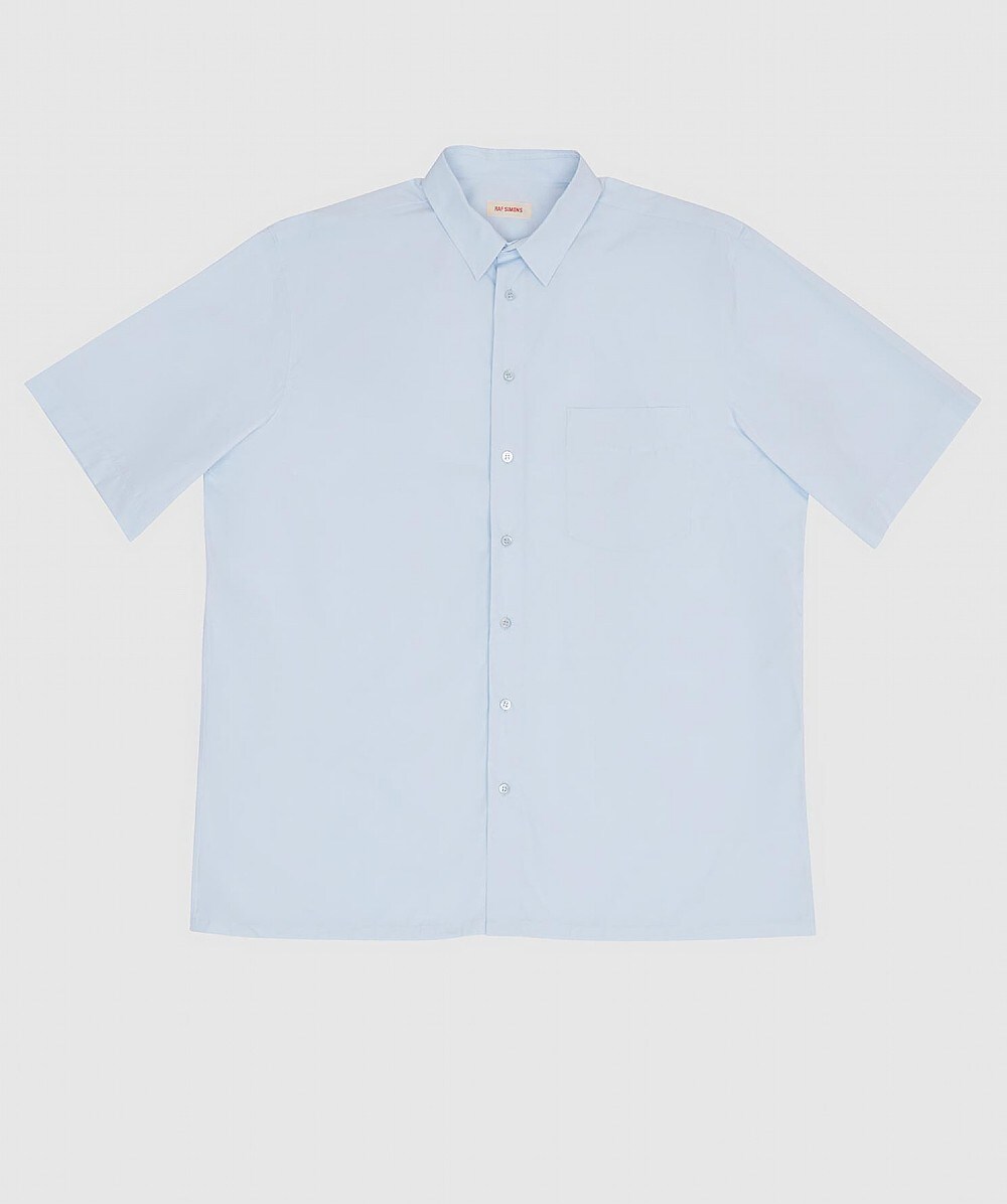 RAF SIMONS PRINTED SHIRT | BLUE | SEVENSTORE