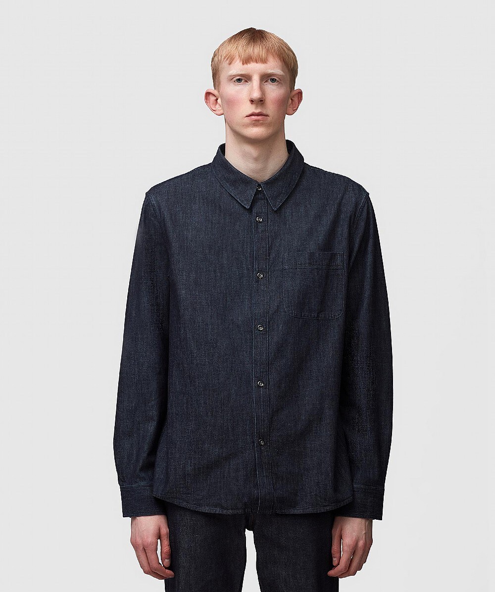 A.P.C. TREK OVERSHIRT | Navy | SEVENSTORE