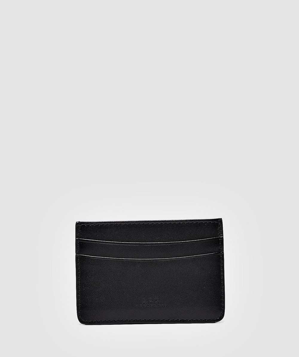 A.P.C. PORTE-CARTES CARD HOLDER | Black | SEVENSTORE