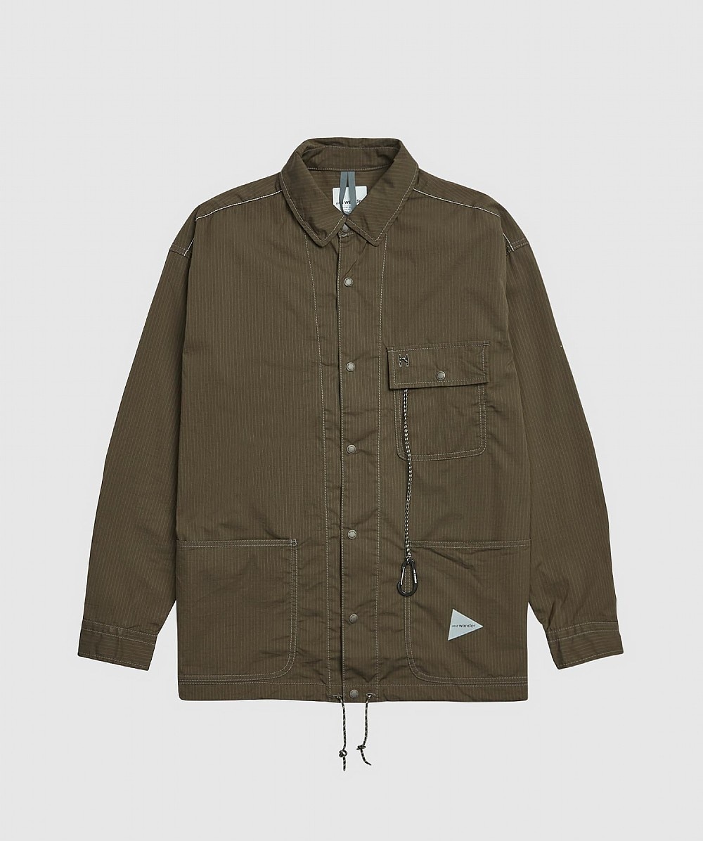 AND WANDER DRY RIP SHIRT | Khaki | SEVENSTORE