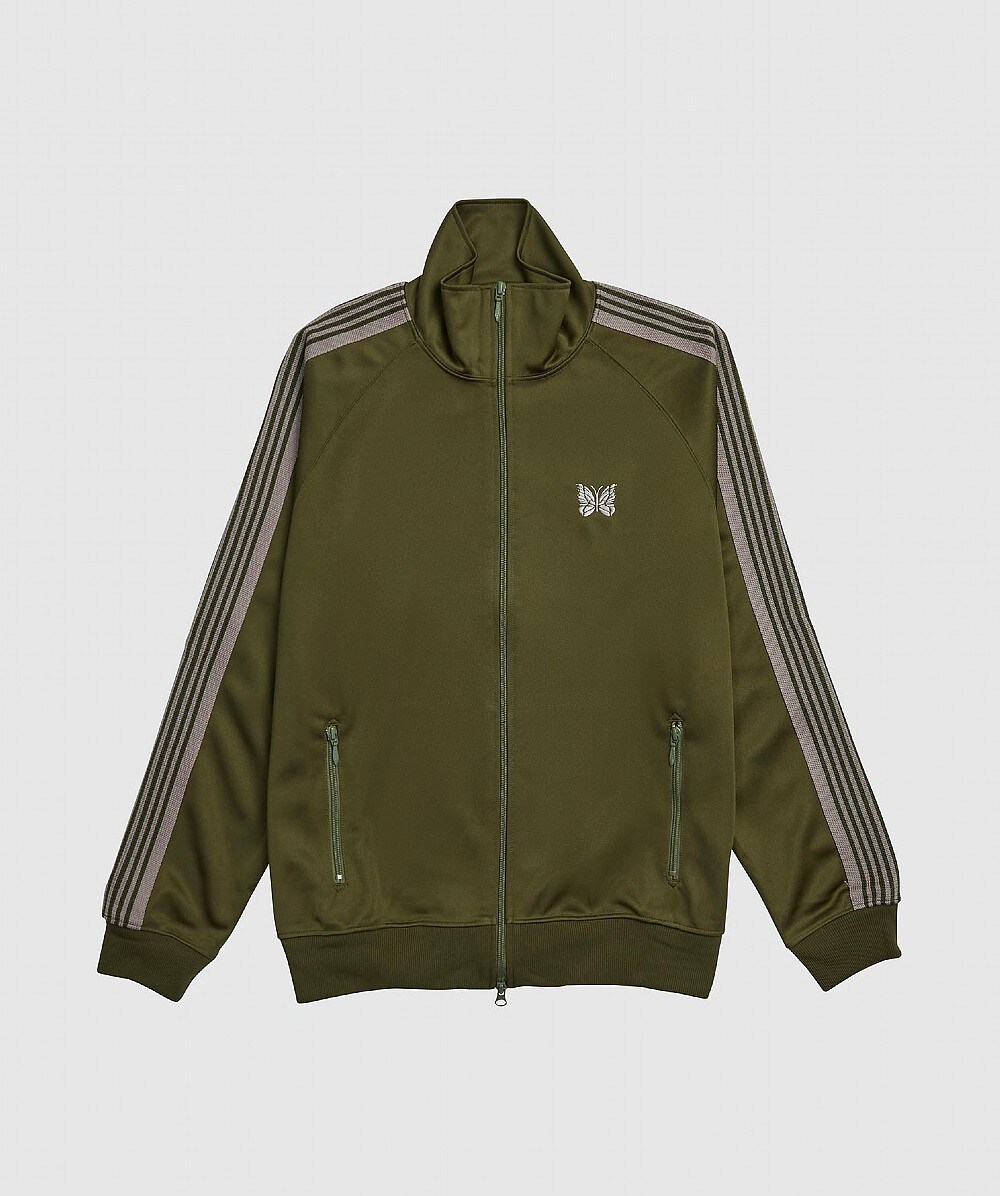 needles track jacket poly smooth