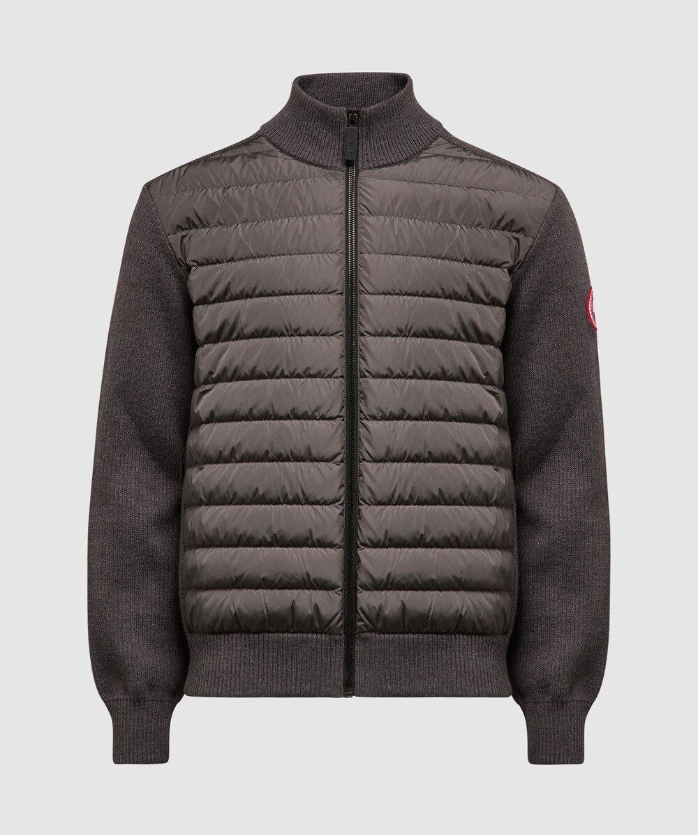 CANADA GOOSE HYBRIDGE KNIT JACKET | LIGHT GREY | SEVENSTORE