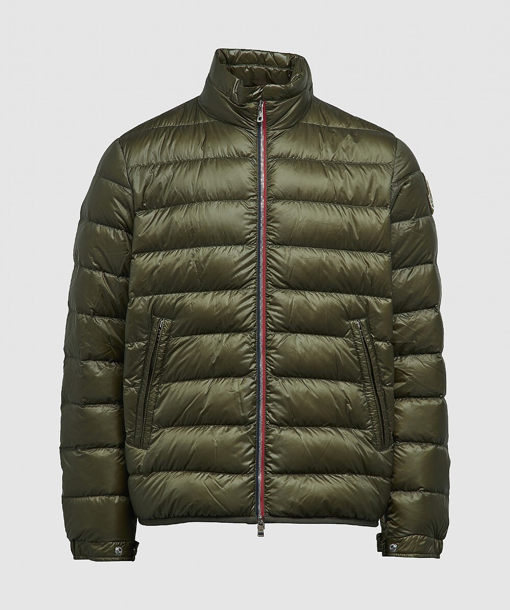 Download MONCLER JACOBEL CONROW FRONT LOGO DOWN JACKET | GREEN ...