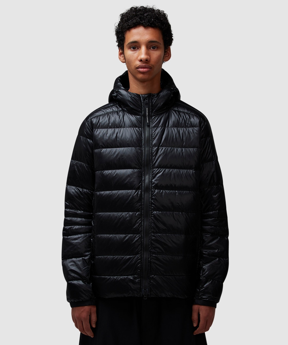 Canada Goose Crofton Down Hooded Jacket (Black - Xl) - Size XL, Male
