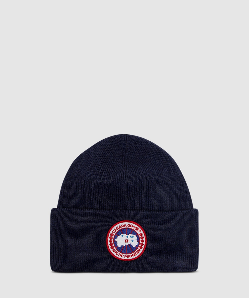 Canada Goose Arctic Disc Toque Beanie (Navy Heather - One Size) - Size ONE SIZE, Unisex