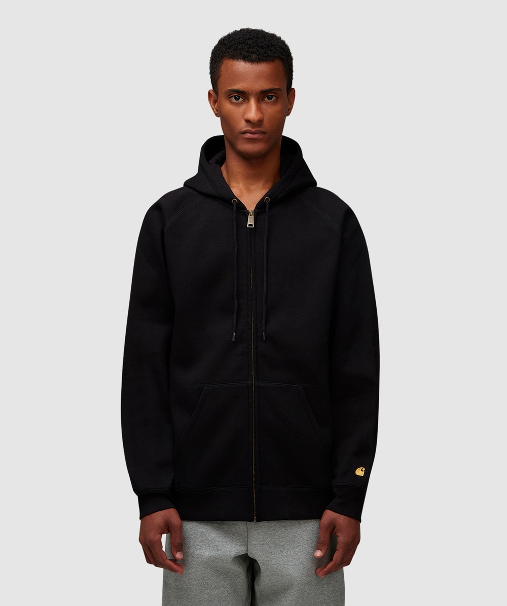 Carhartt WIP Hooded chase jacket | BLACK | SEVENSTORE