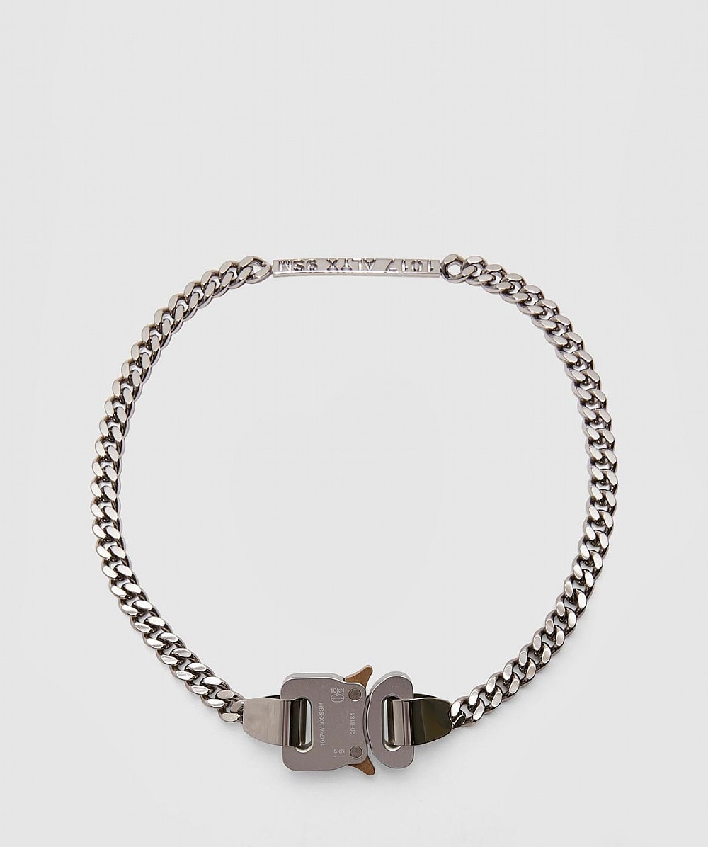 1017 ALYX 9SM BUCKLE NECKLACE | SILVER | SEVENSTORE