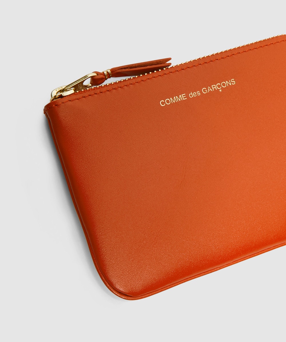 Comme Des Garcons Wallet SA8100SFYELLOWORANGE 関税送料込 Comme des Garçons Wallet Sa8100 classic leather wallet