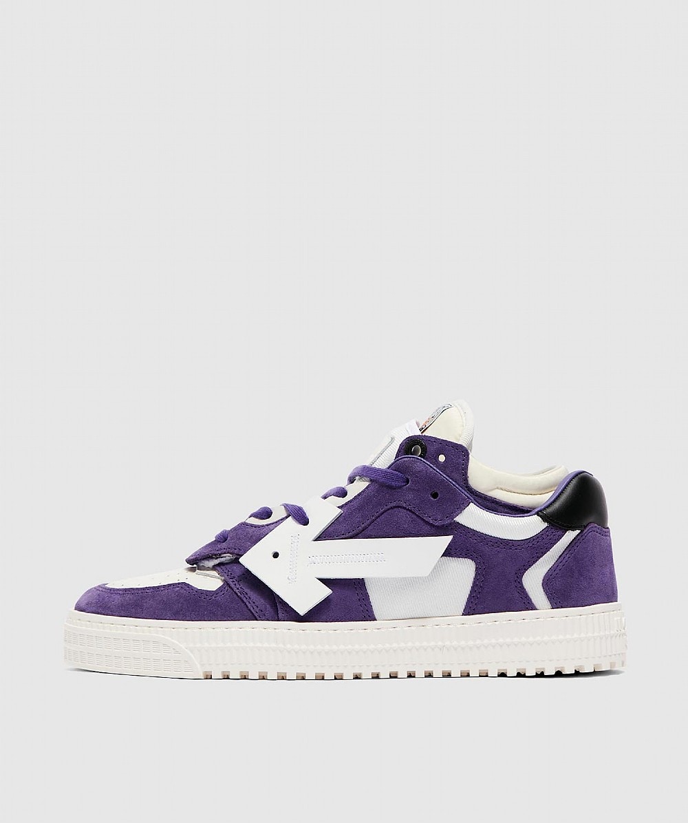 off white sneakers purple