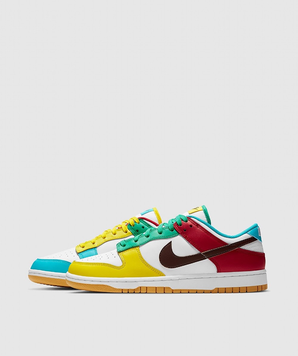 nike dunk low free 99 white outfit