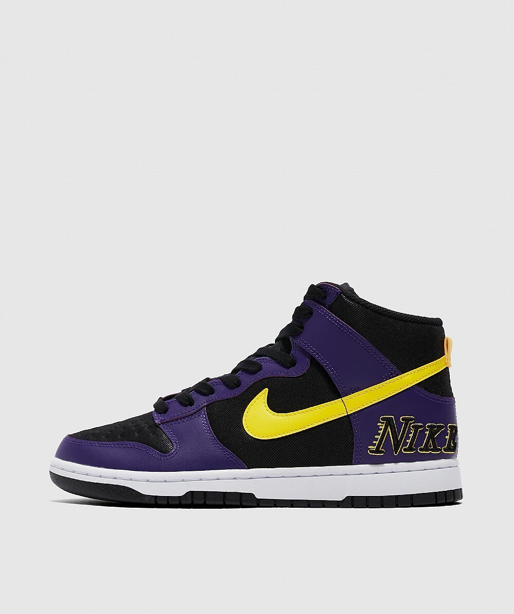 nike dunk high emb lakers stockx