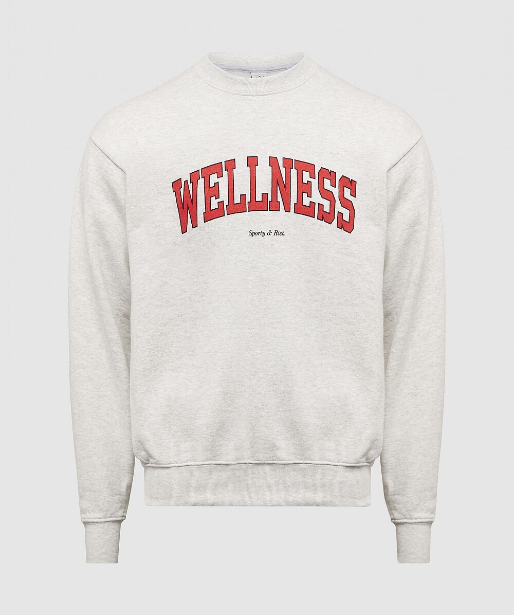SPORTY & RICH WELLNESS IVY SWEATSHIRT GREY SEVENSTORE