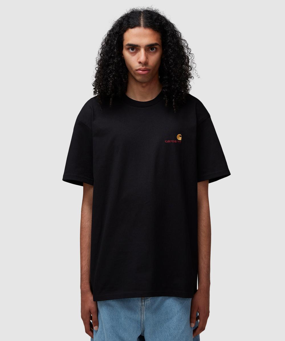 Carhartt WIP American Script T-Shirt (Black - M) - Size M, Unisex