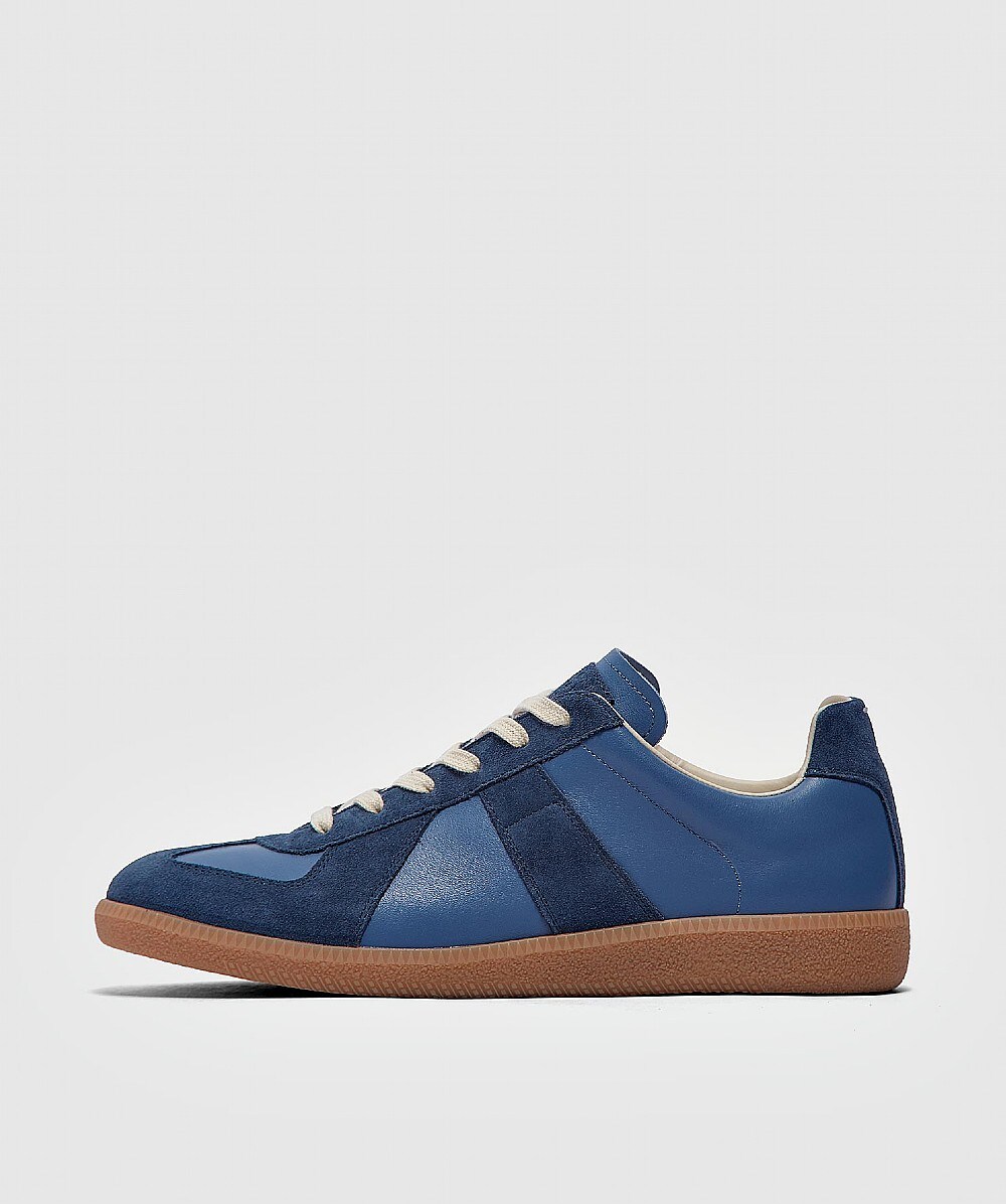 MAISON MARGIELA REPLICA LOW TOP SNEAKER | BLUE | SEVENSTORE