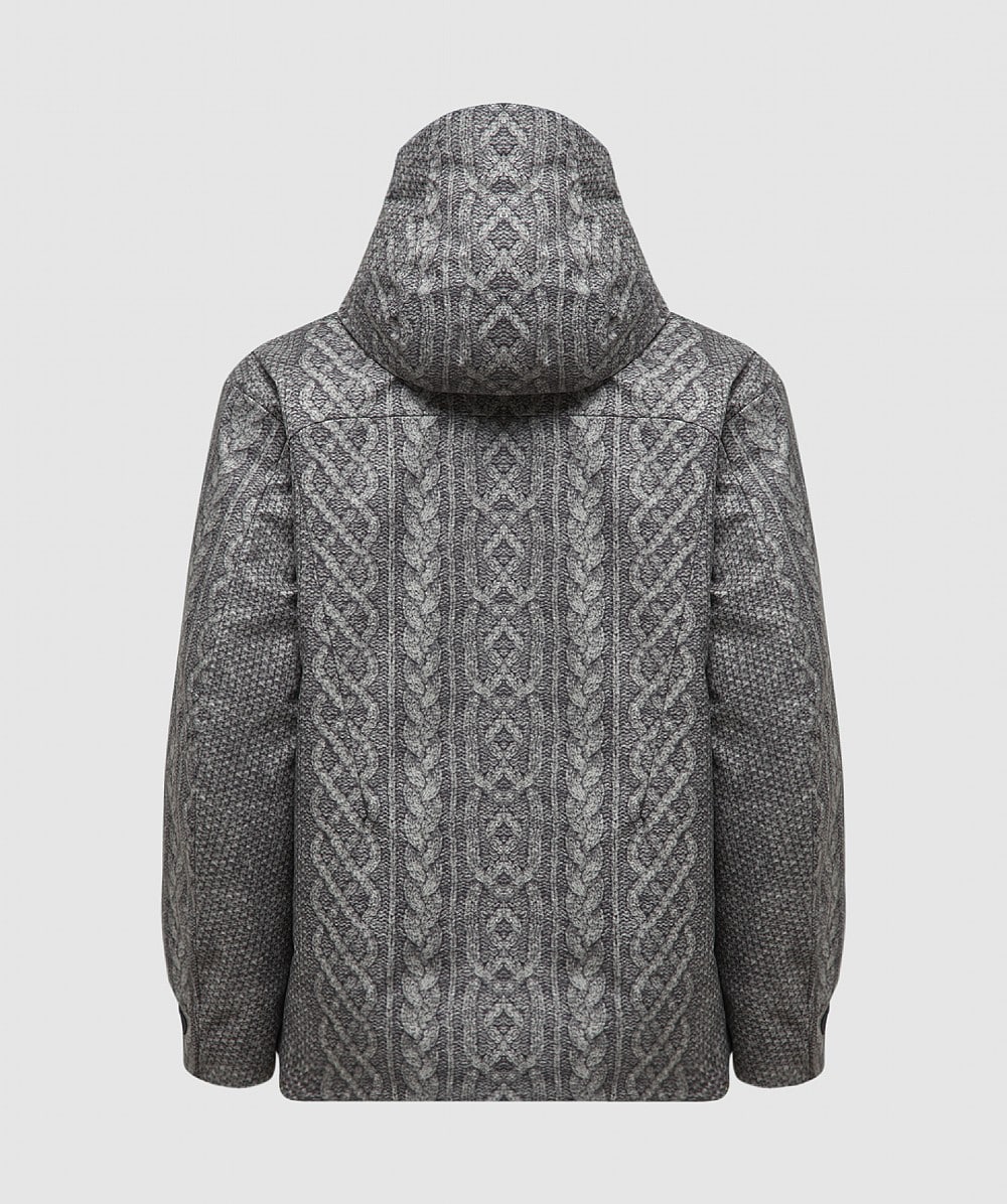 Undercover Pattern hooded jacket | GREY | SEVENSTORE