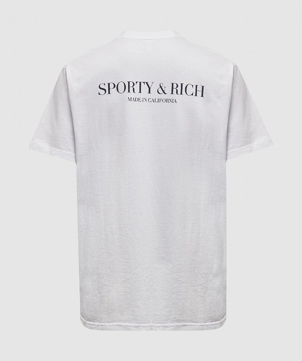 SPORTY & RICH CALIFORNIA TSHIRT WHITE SEVENSTORE
