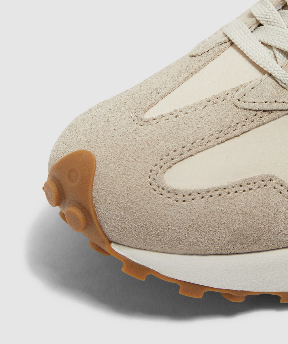 New Balance 327 sneaker, BEIGE/WHITE/GUM