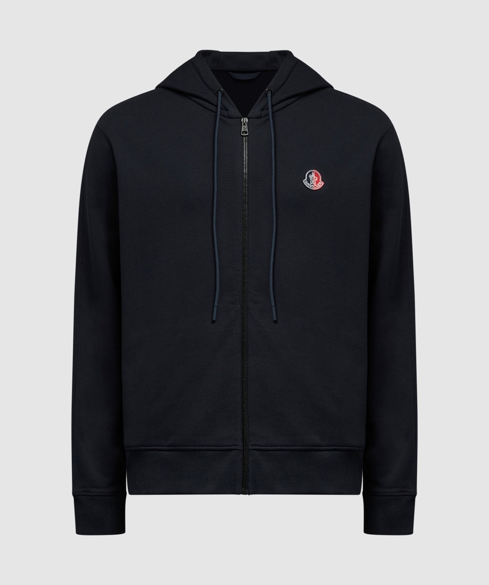 MONCLER GENIUS 1952 CHEST LOGO HOODIE | NAVY | SEVENSTORE