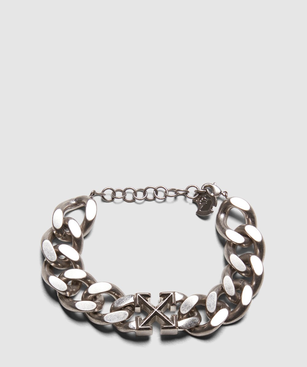 Off-White c/o Virgil Abloh Arrow Chain Bracelet in Metallic for Men