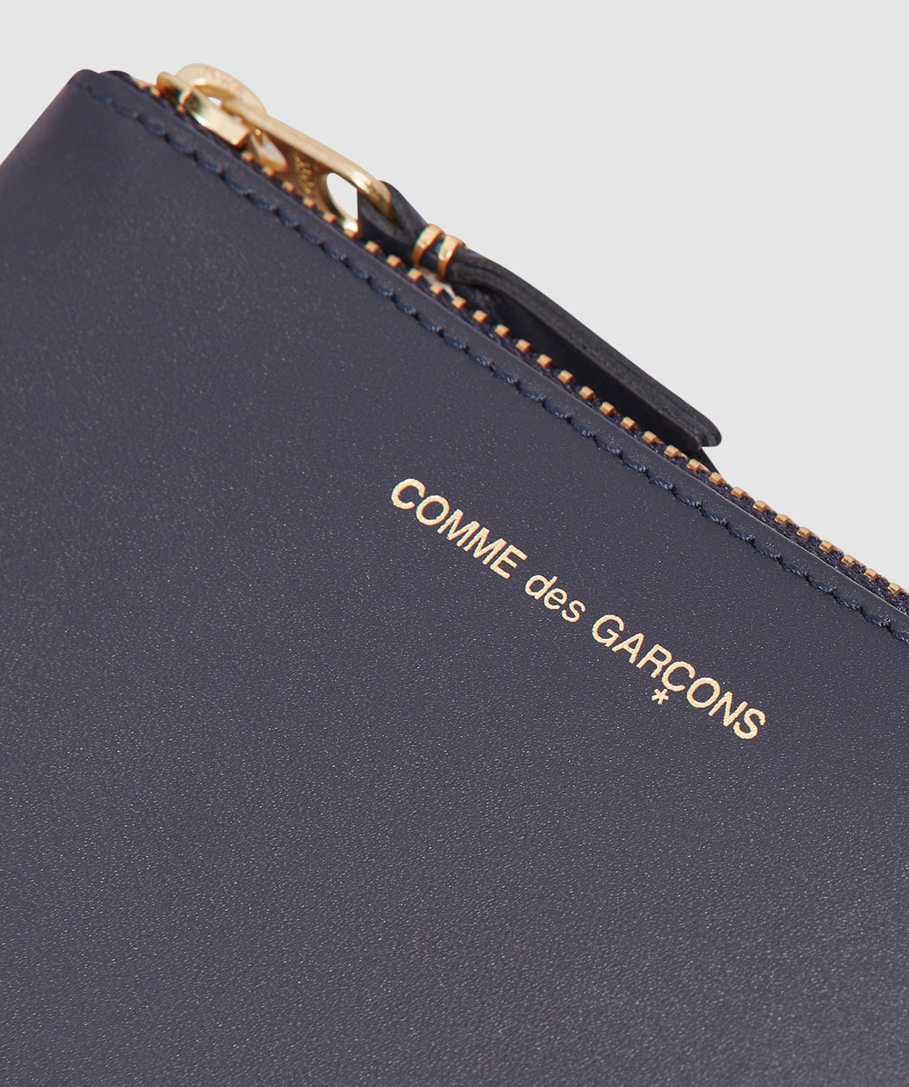 Comme des Garçons Wallet Sa8100 classic leather line wallet | NAVY